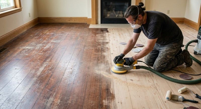 Birch Floor Refinishing in Overland Park, KS