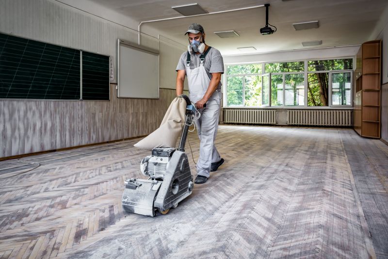 Inside of the Floor - Sanding Equipment