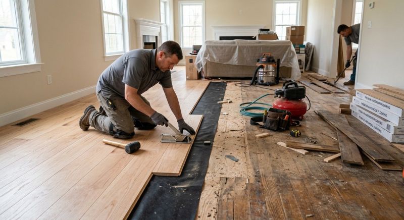 Hardwood Floor Installation in Austin, TX