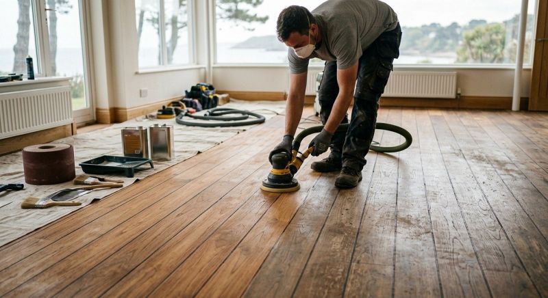 Tiger Wood Floor Refinishing in Olathe, KS