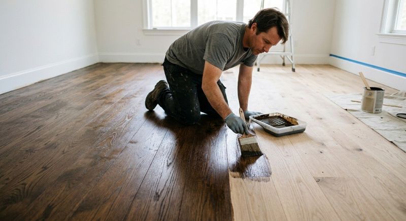 Walnut Floor Refinishing in Kansas City, KS